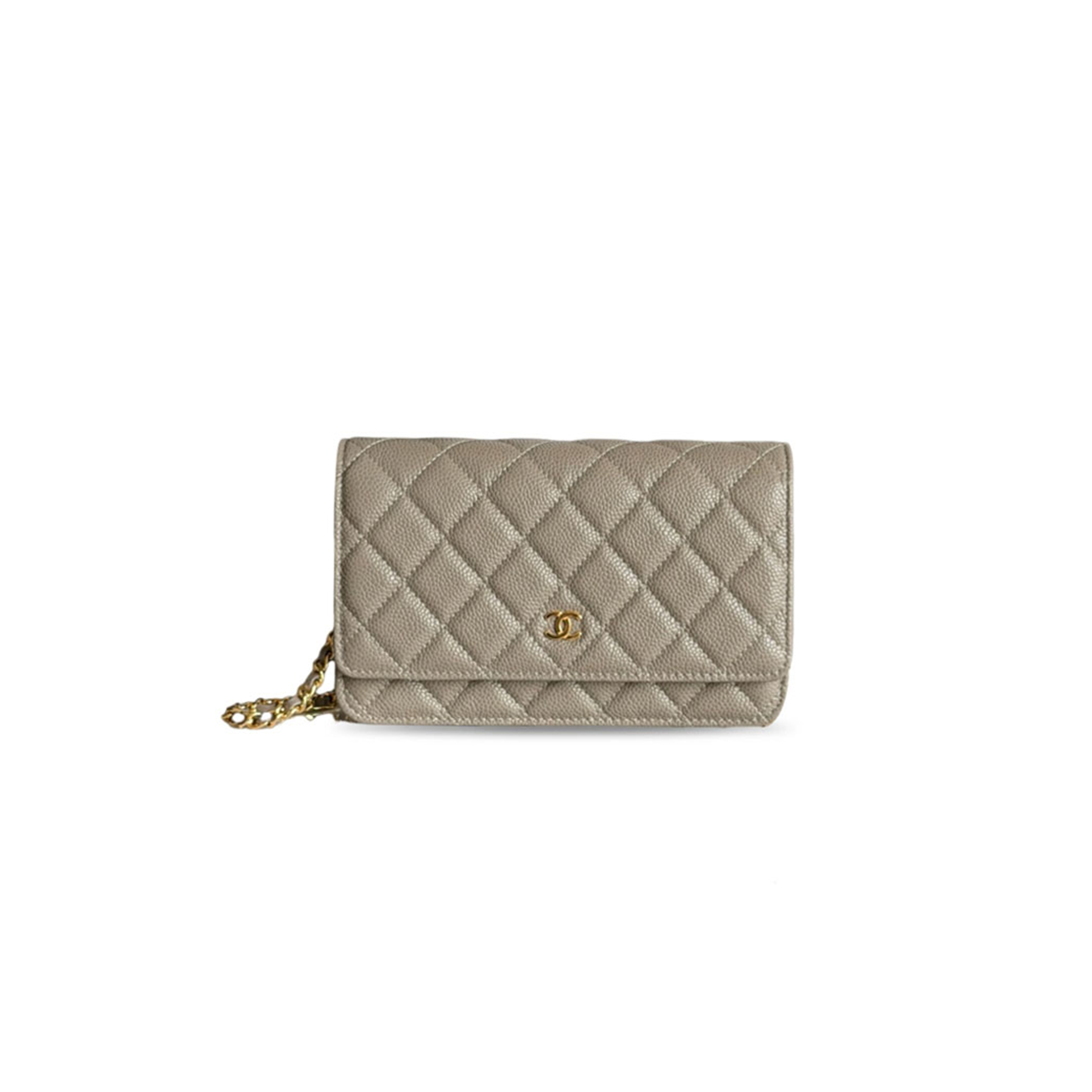 CHANEL CAVIAR QUILTED WALLET ON CHAIN WOC AP0250 (19*13*3cm) 